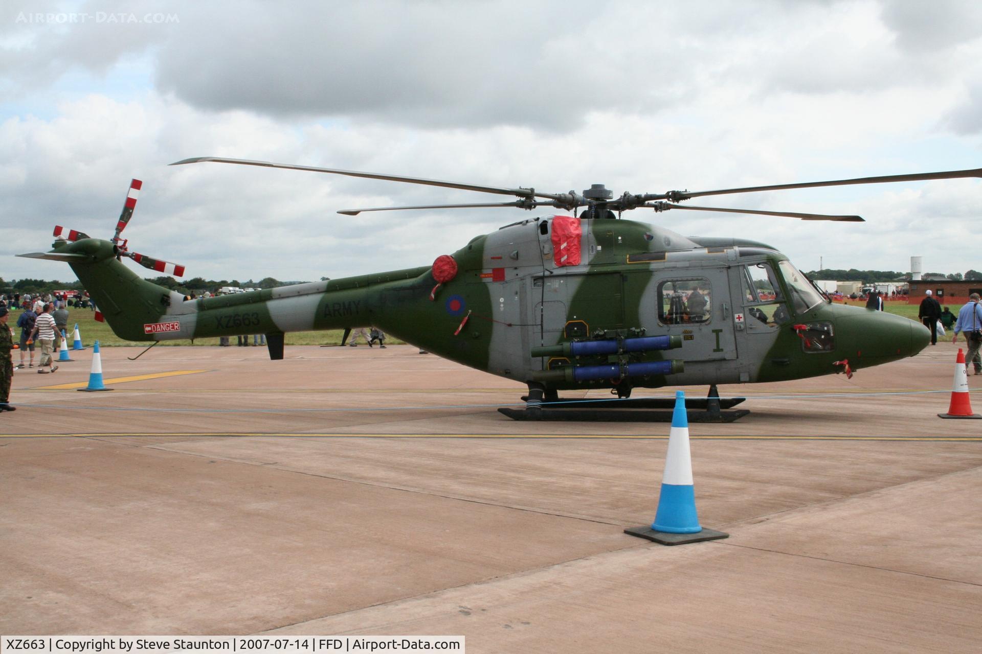 XZ663, 1981 Westland Lynx AH.7 C/N 218, Royal International Air Tattoo 2007