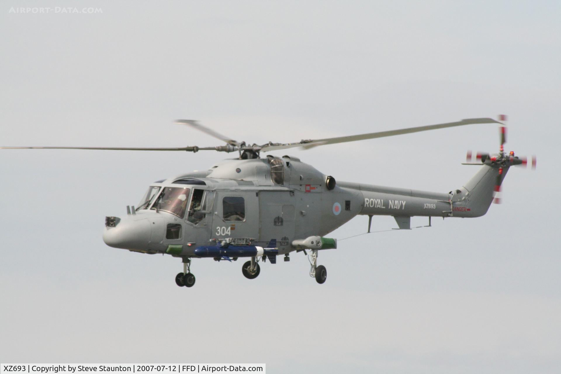 XZ693, Westland Lynx HAS.3S C/N 122, Royal International Air Tattoo 2007