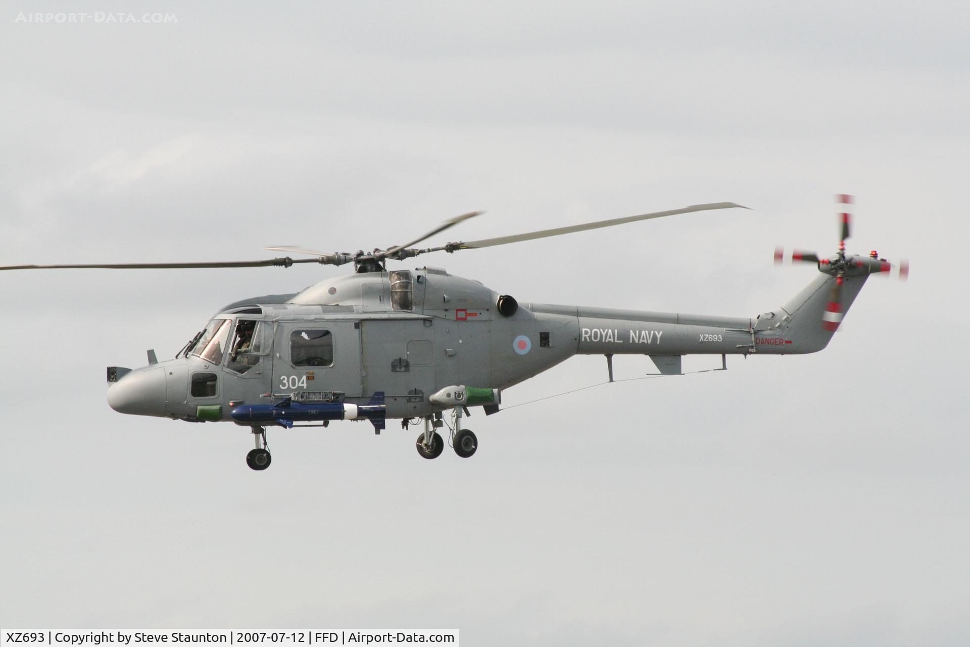 XZ693, Westland Lynx HAS.3S C/N 122, Royal International Air Tattoo 2007