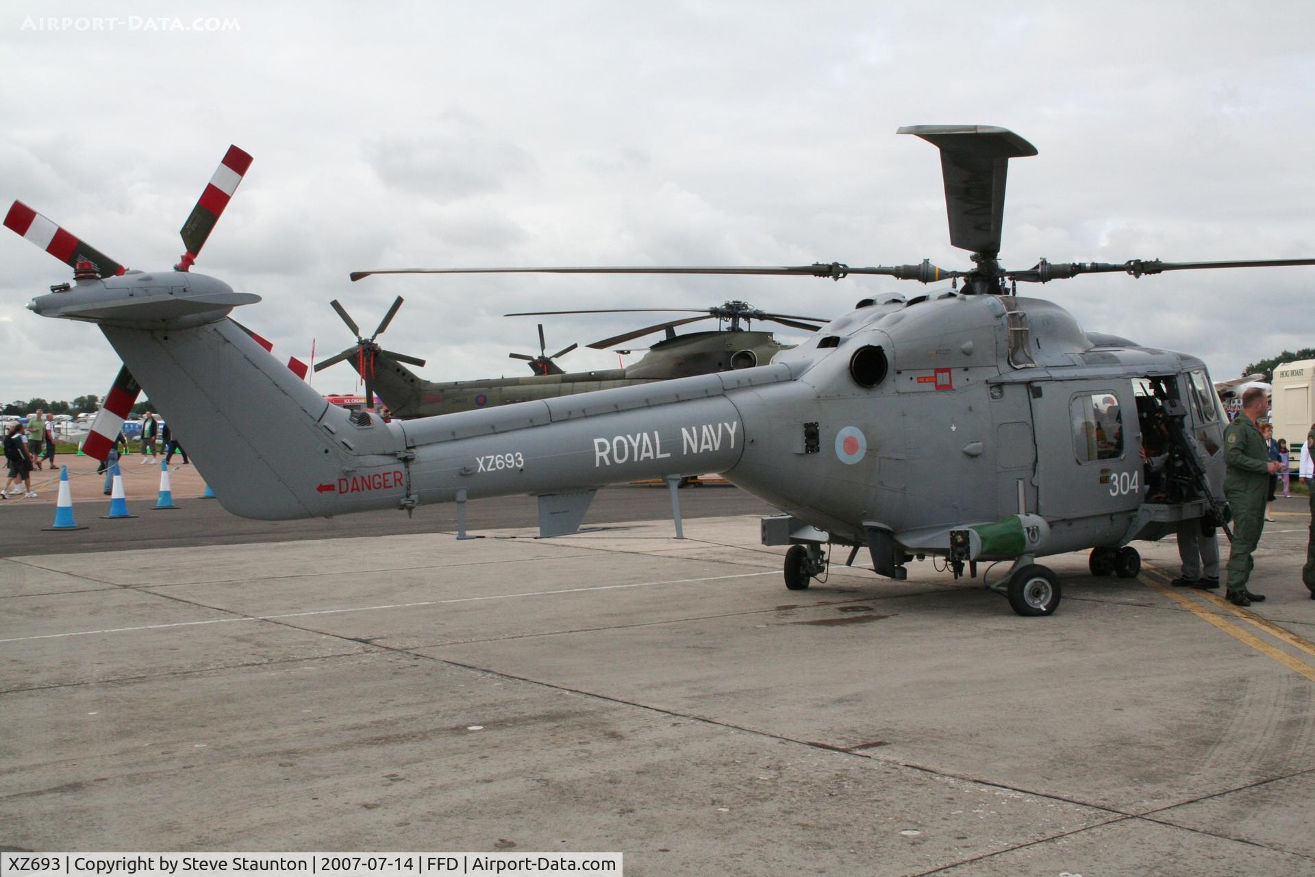 XZ693, Westland Lynx HAS.3S C/N 122, Royal International Air Tattoo 2007