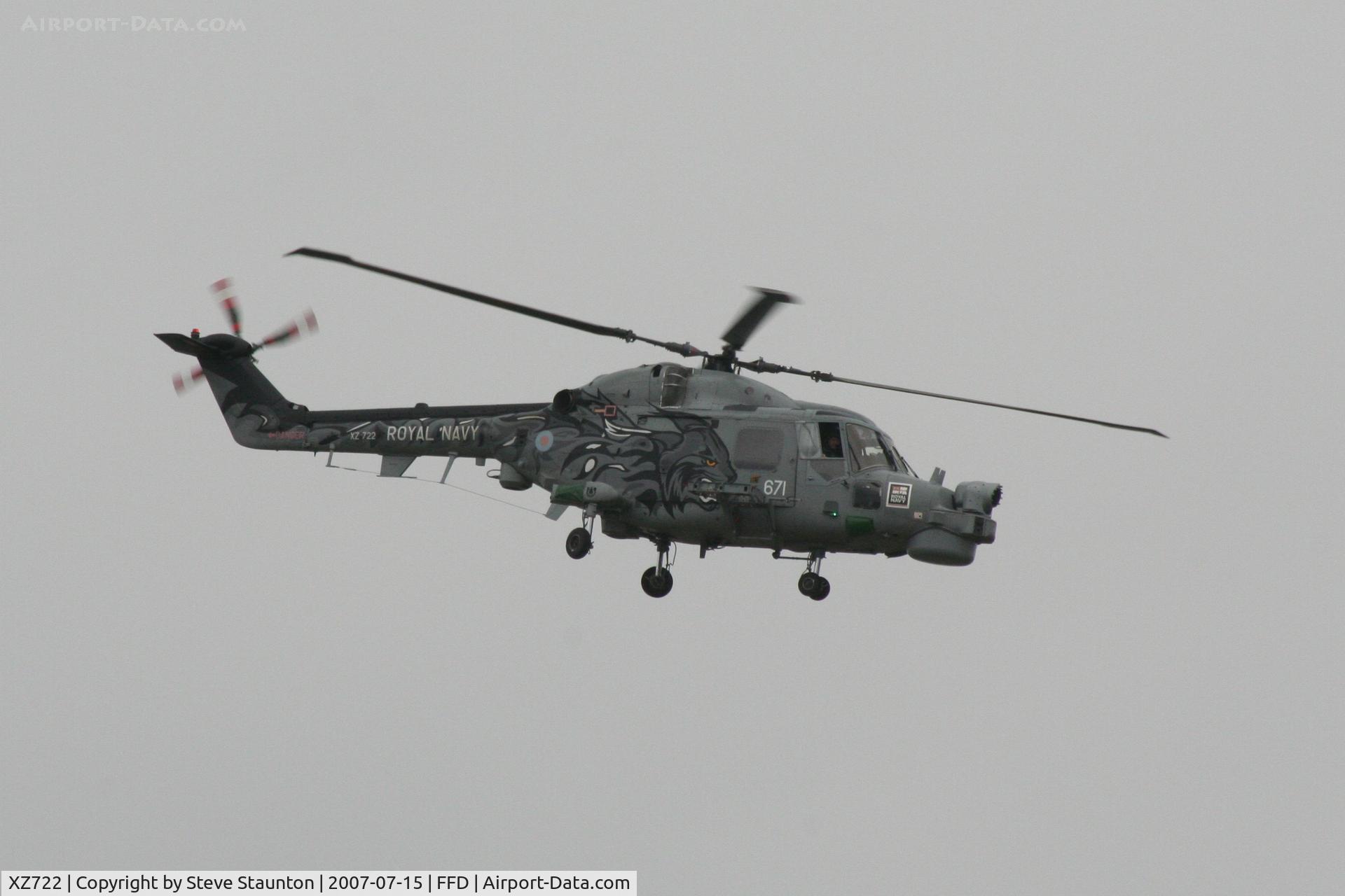 XZ722, 1980 Westland Lynx HMA.8DSP C/N 177, Royal International Air Tattoo 2007