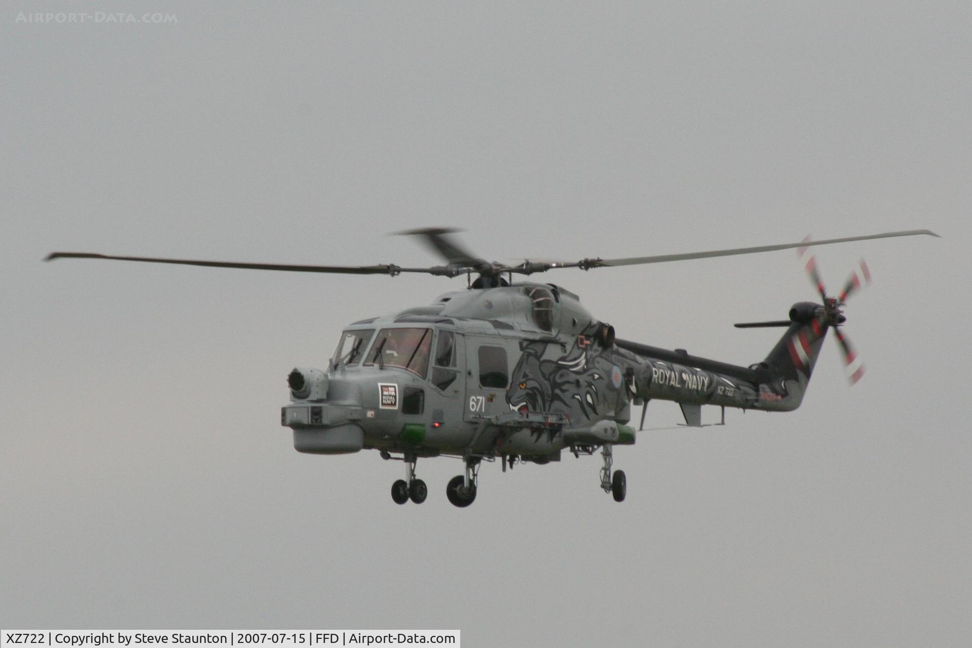 XZ722, 1980 Westland Lynx HMA.8DSP C/N 177, Royal International Air Tattoo 2007