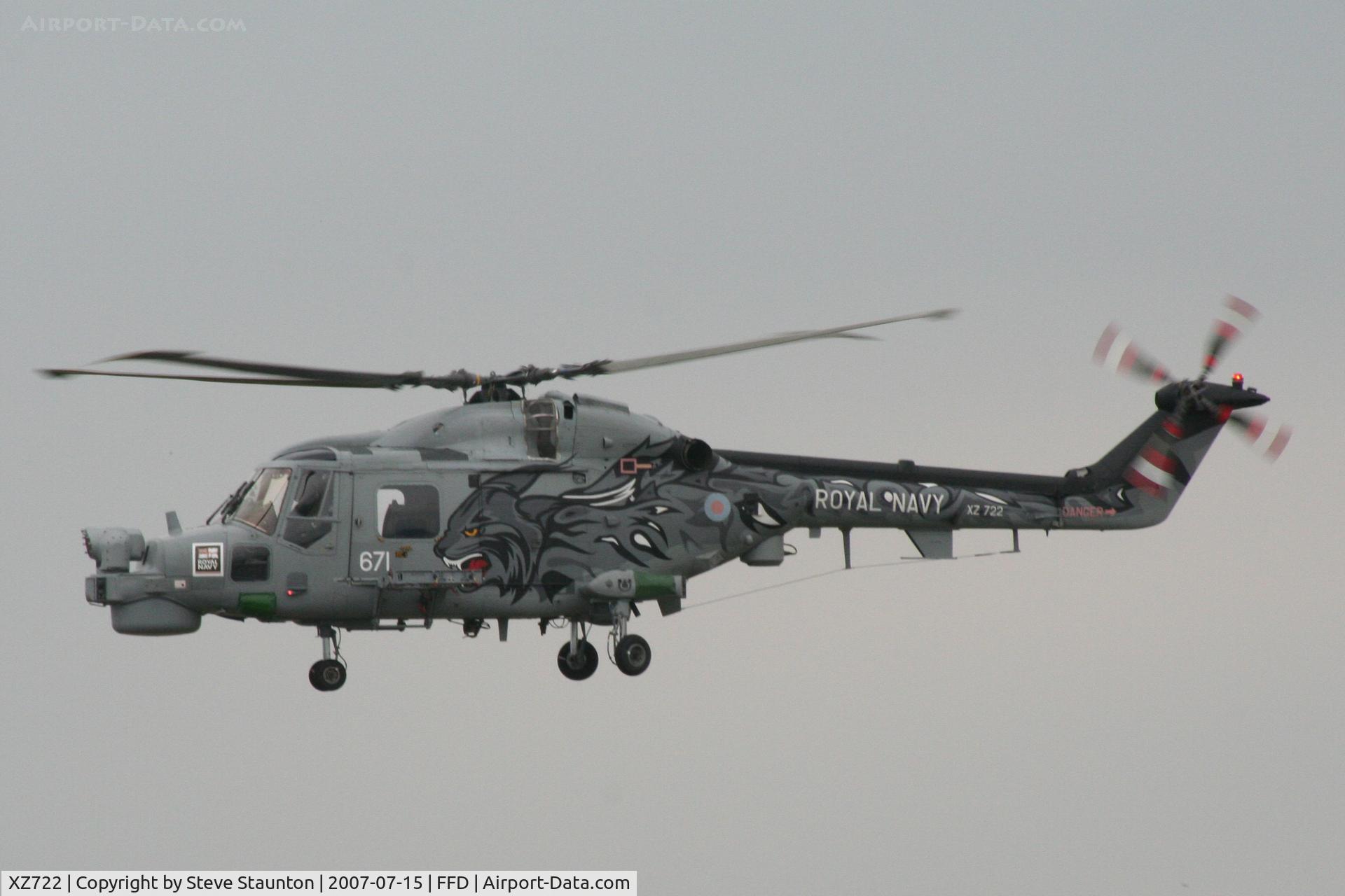XZ722, 1980 Westland Lynx HMA.8DSP C/N 177, Royal International Air Tattoo 2007