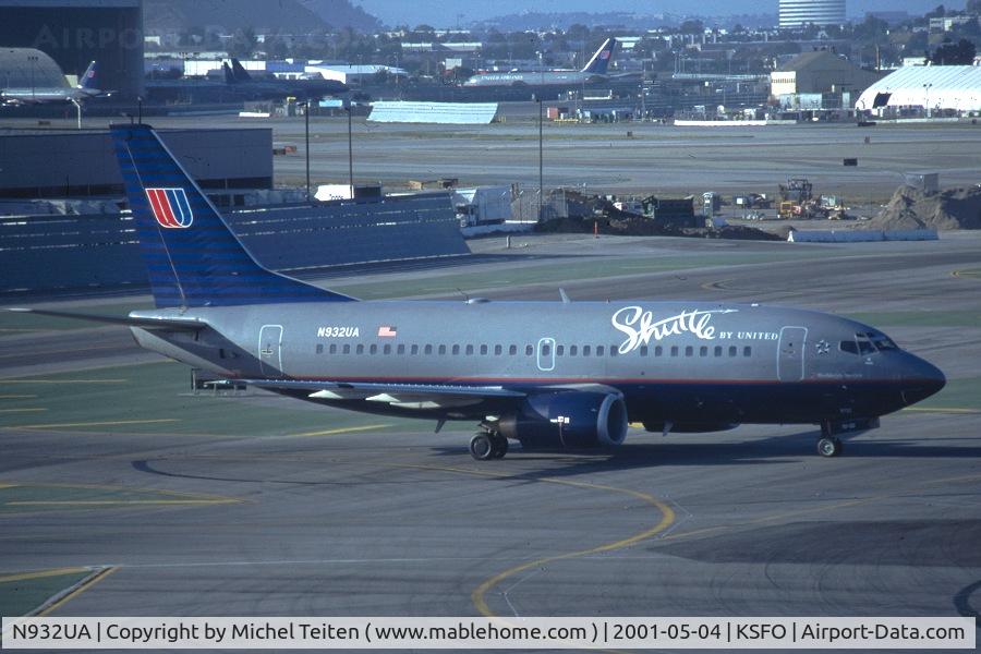 N932UA, 1992 Boeing 737-522 C/N 26658, Shuttle - United Airlines