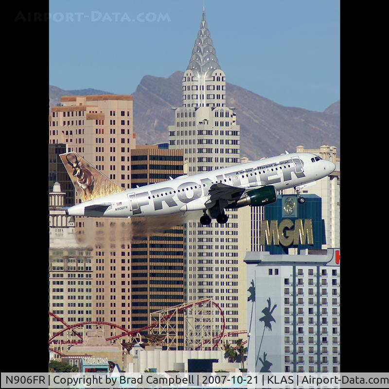 N906FR, 2002 Airbus A319-111 C/N 1684, Frontier Airlines - 'Andy - the Pronghorn Antelope / 2002 Airbus A319-111
