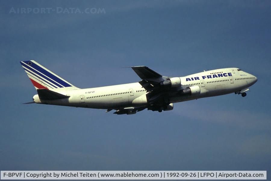 F-BPVF, 1972 Boeing 747-128 C/N 20376, Air France taking off from Orly