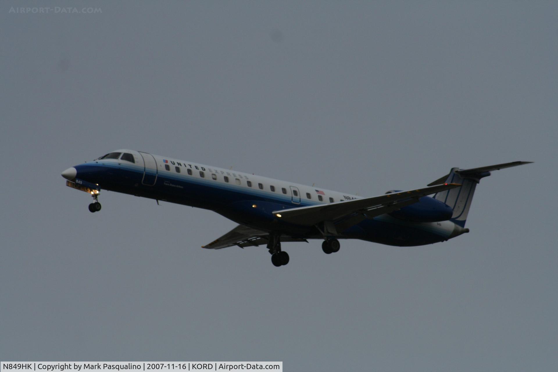 N849HK, 1996 Embraer ERJ-135ER (EMB-135ER) C/N 145002, EMB-145LR