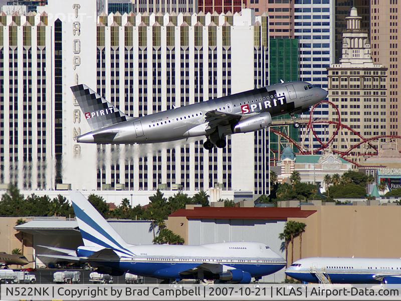 N522NK, 2006 Airbus A319-132 C/N 2893, Spirit Airlines - 'Spirit of Las Vegas' / 2006 Airbus A319-132