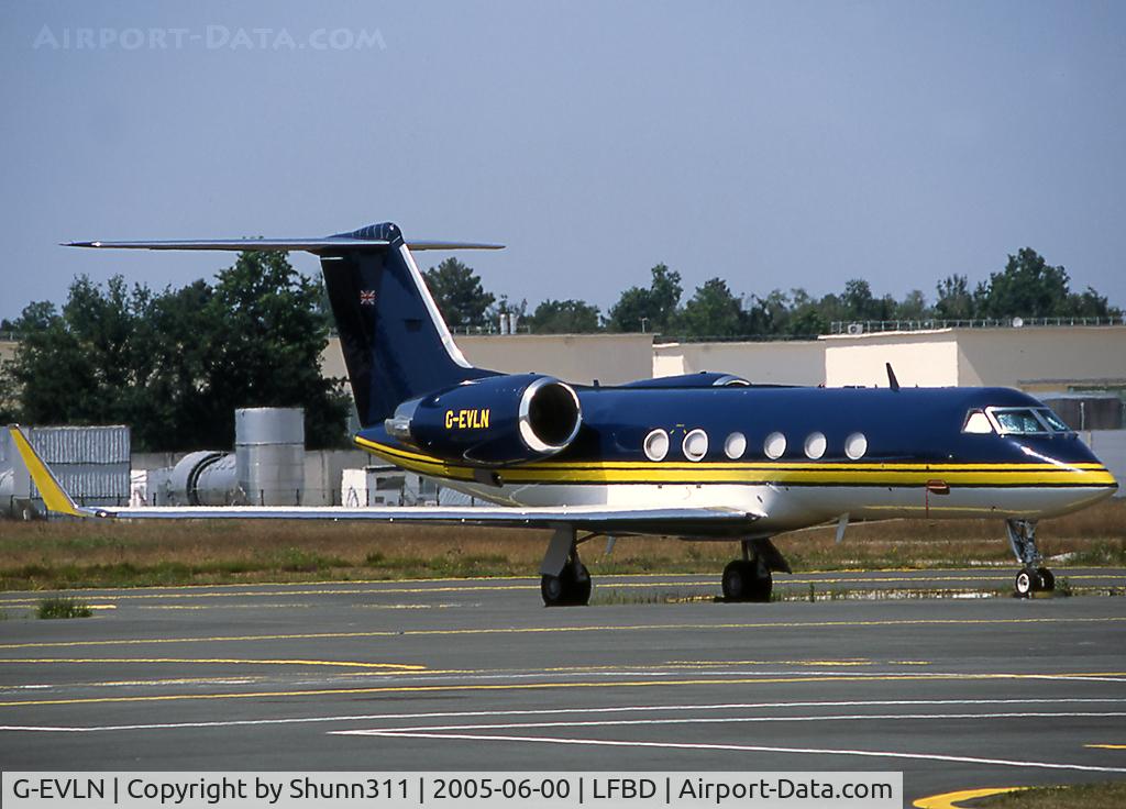 G-EVLN, 1991 Gulfstream Aerospace Gulfstream IV C/N 1175, Parked at the General Aviation apron