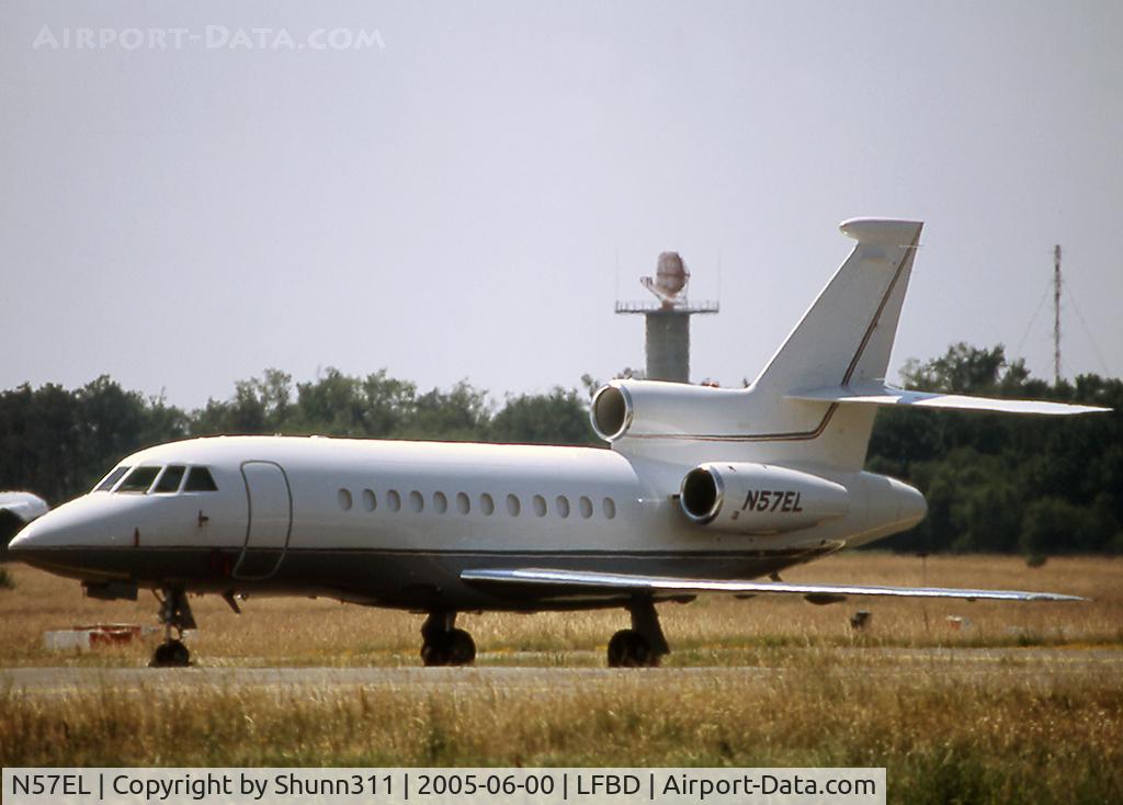 N57EL, 2002 Dassault Falcon 900EX C/N 111, Parked at the General Aviation apron