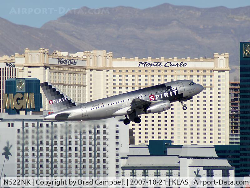 N522NK, 2006 Airbus A319-132 C/N 2893, Spirit Airlines - 'Spirit of Las Vegas' / 2006 Airbus A319-132