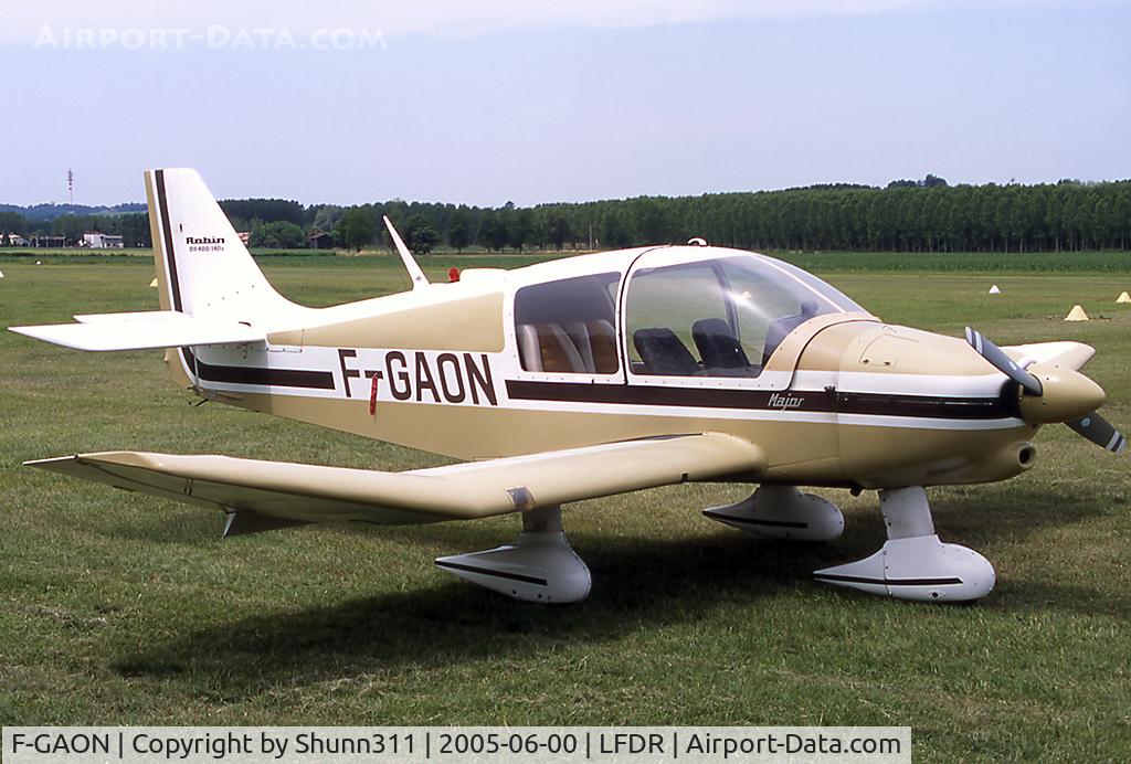 F-GAON, 1977 Robin DR-400-140B Major C/N 1238, Parked in front of the Airclub