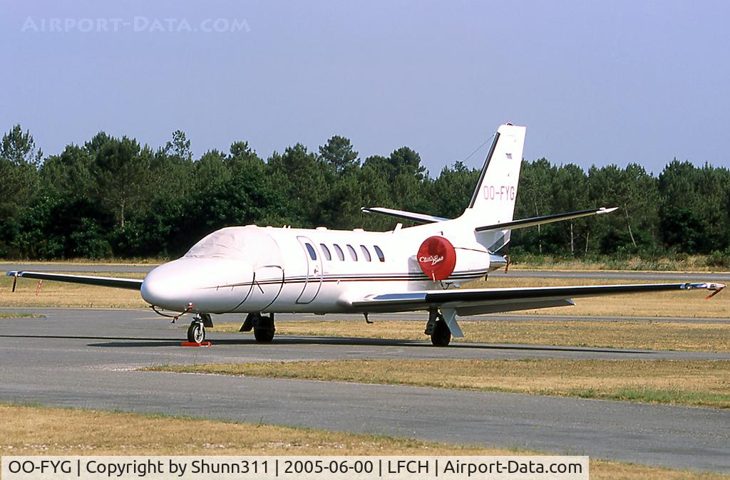OO-FYG, 2002 Cessna 550 Citation Bravo C/N 550-1027, Parked