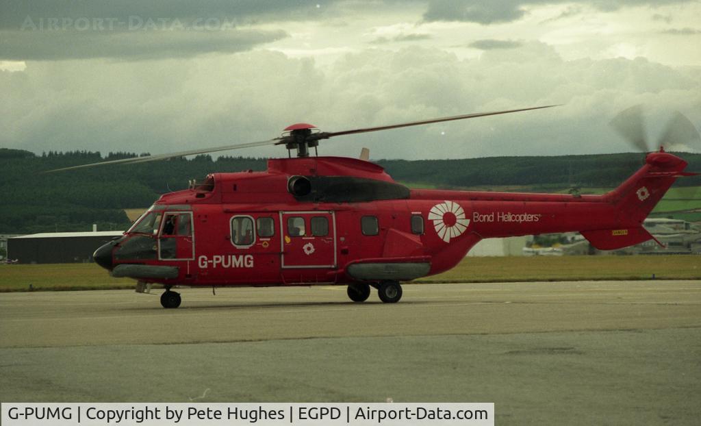 G-PUMG, 1983 Aerospatiale AS-332L Super Puma C/N 2018, G-PUMG at Aberdeen