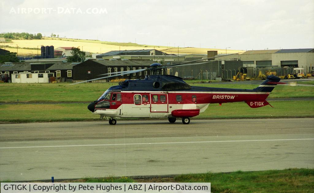 G-TIGK, 1982 Aerospatiale AS-332L Super Puma C/N 2044, G-TIGK at Aberdeen