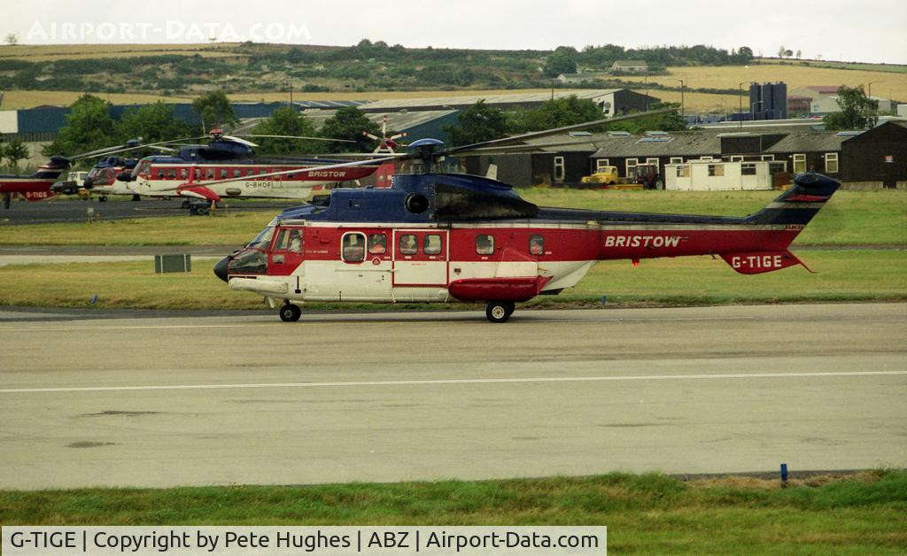 G-TIGE, 1982 Aerospatiale AS-332L Super Puma C/N 2028, G-TIGE at Aberdeen