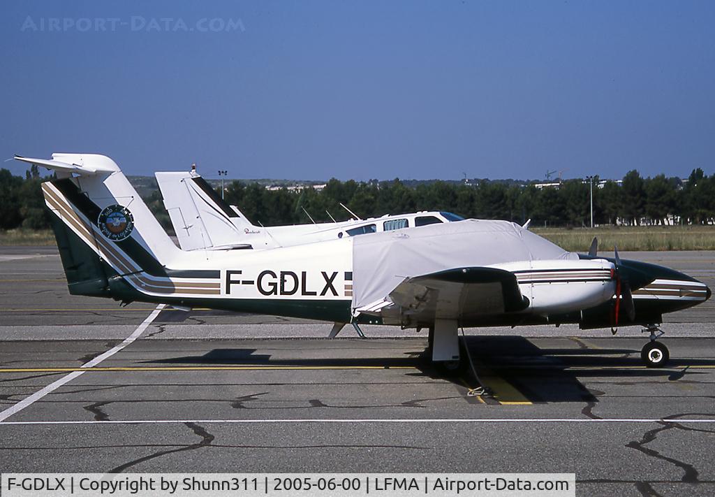 F-GDLX, Piper PA-44-180T Turbo Seminole C/N 44-8107035, Parked at the Airclub