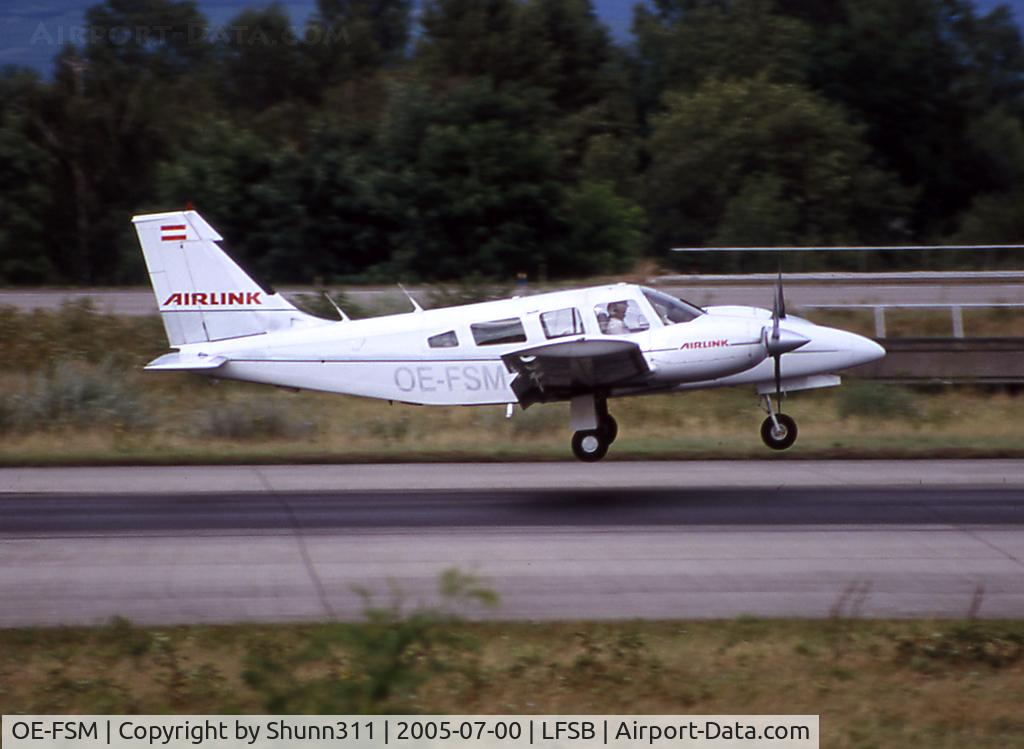 OE-FSM, Piper PA-34-200T C/N 34-7970359, Landing rwy 16