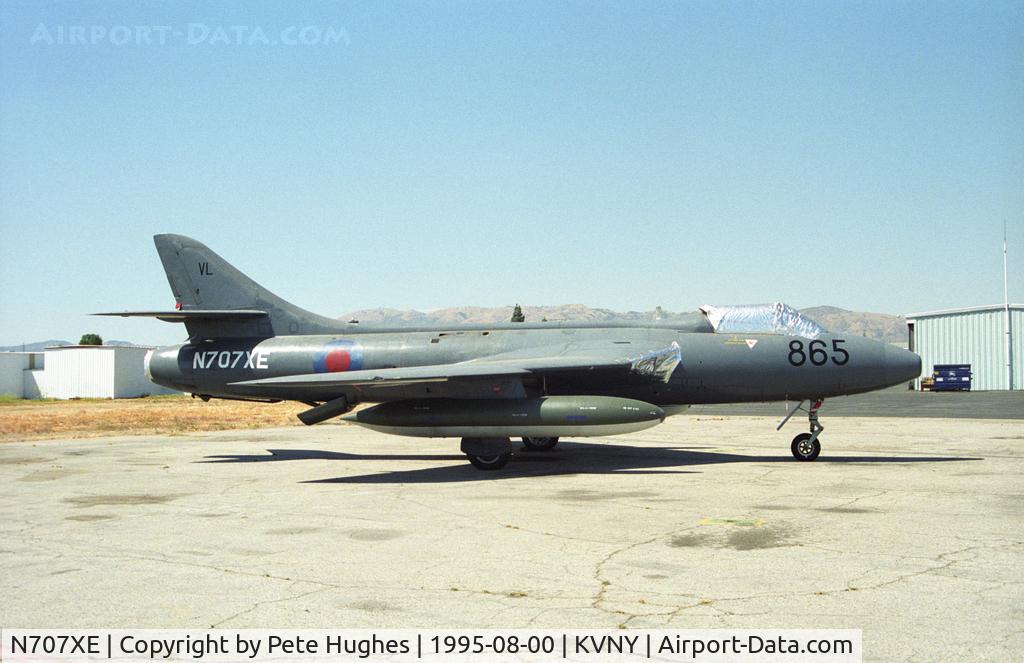 N707XE, 1956 Hawker Hunter GA.11 C/N 41H/004048, N707XE ex Royal Navy XE707/VL865 Hawker Hunter