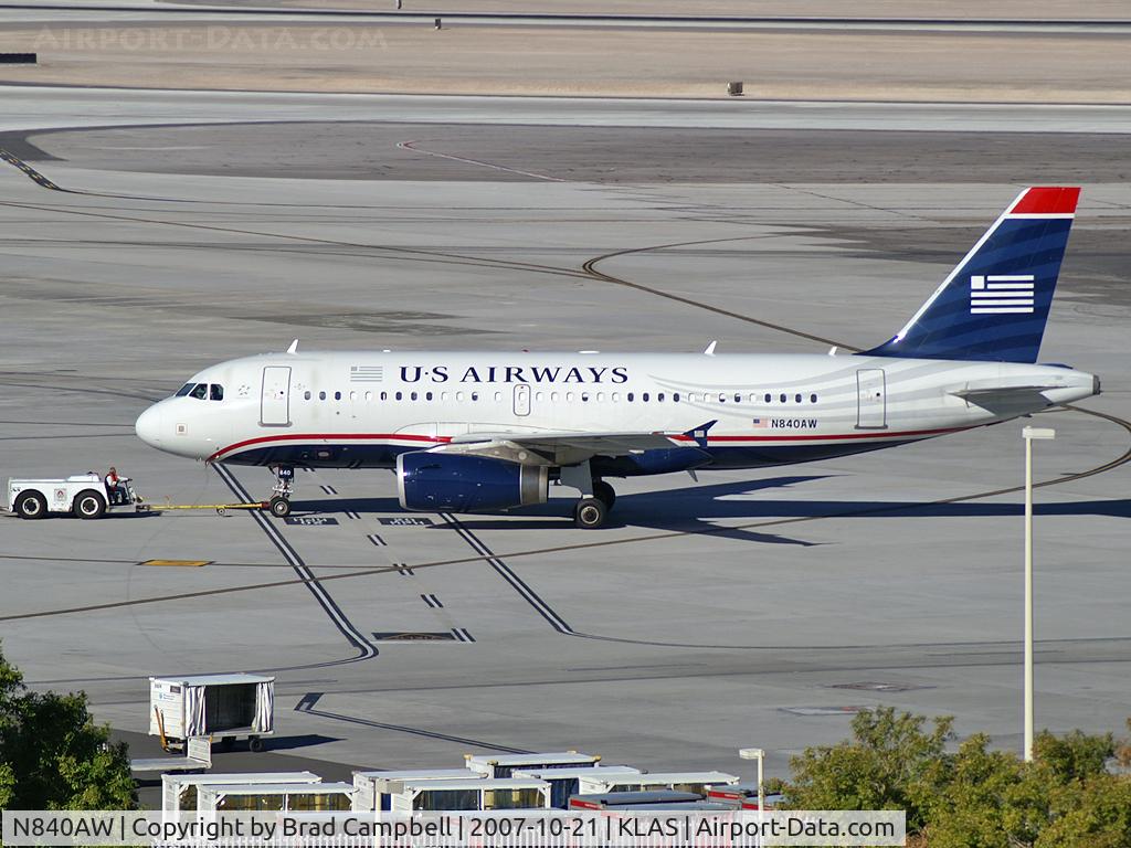 N840AW, 2006 Airbus A319-132 C/N 2690, US Airways / 2006 Airbus A319-132