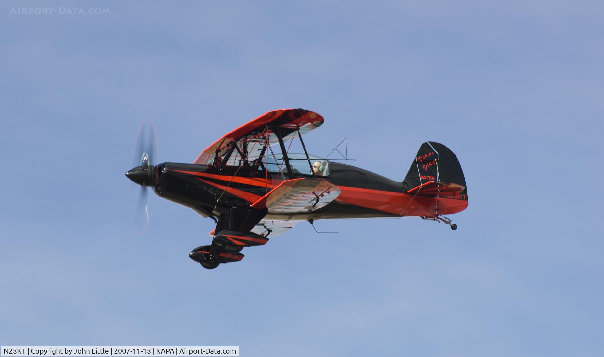 N28KT, 2005 Stolp SA-750 Acroduster Too C/N 0028, Approach to 17L TOuch and Go