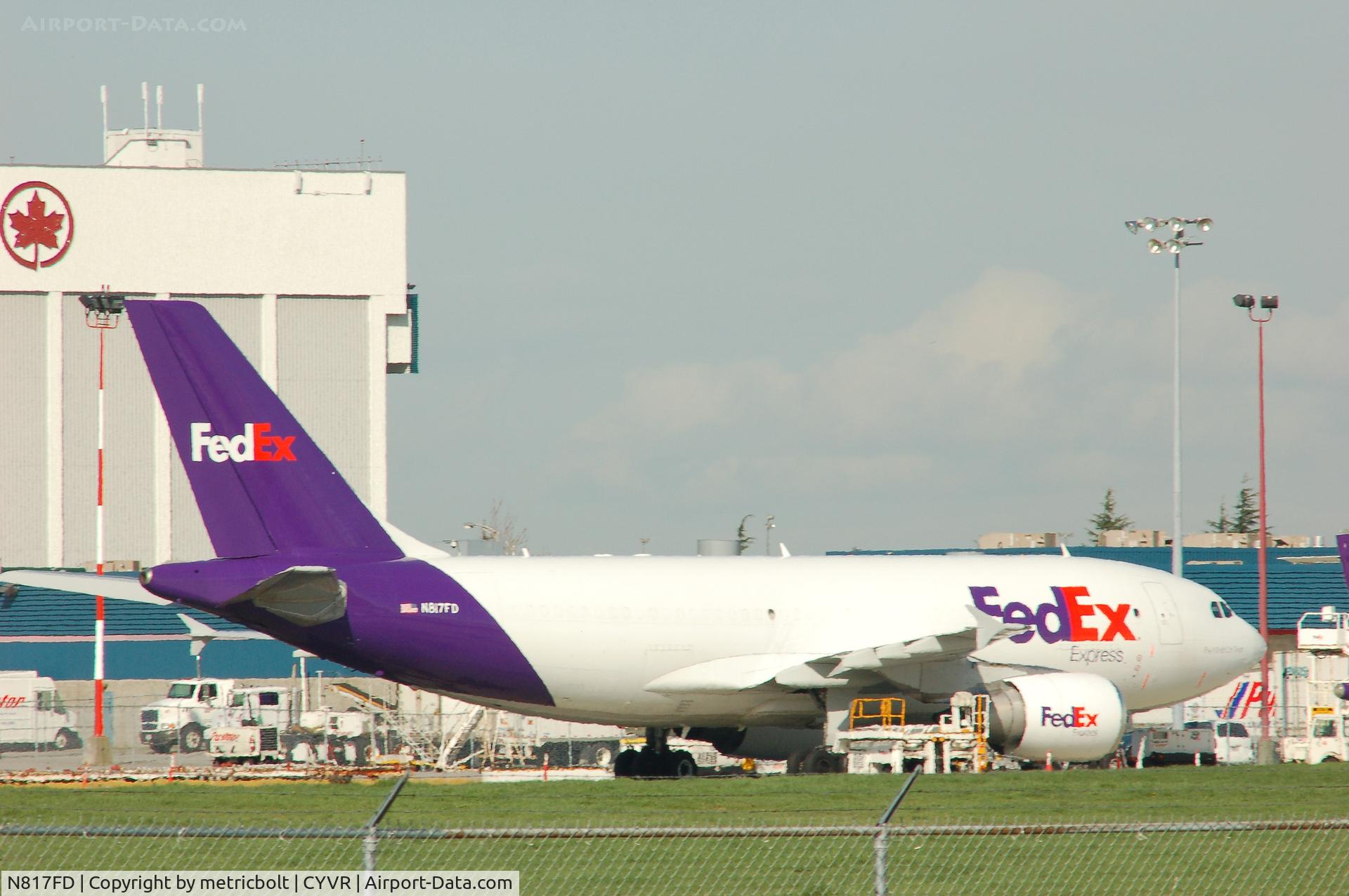 N817FD, 1990 Airbus A310-304 C/N 552, taken at YVR in Mar.2007