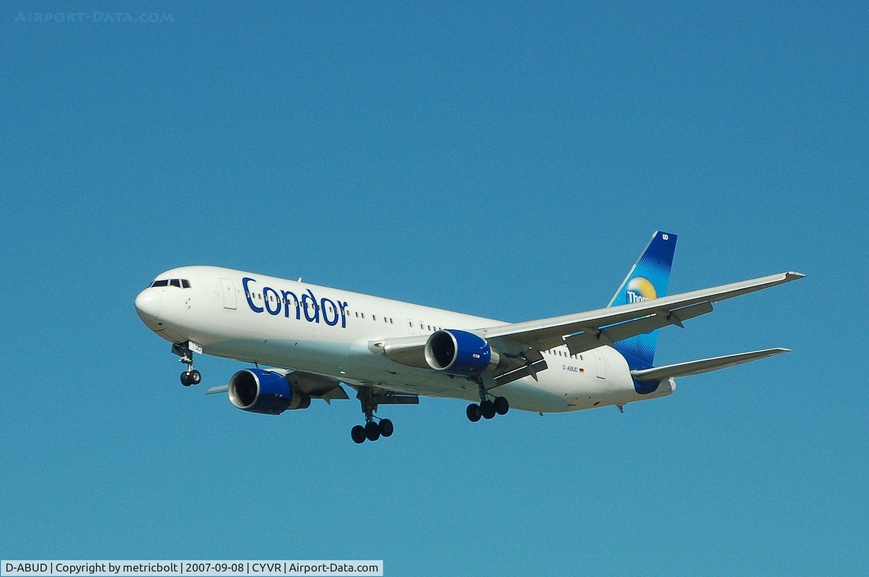 D-ABUD, 1992 Boeing 767-330/ER C/N 26983, Arriving from Frankfurt