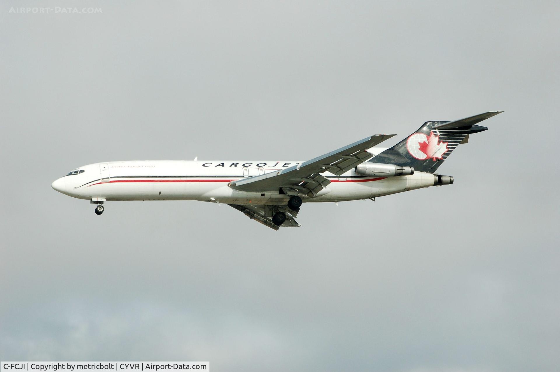 C-FCJI, 1980 Boeing 727-225 C/N 22435, landing at YVR,Nov.2007