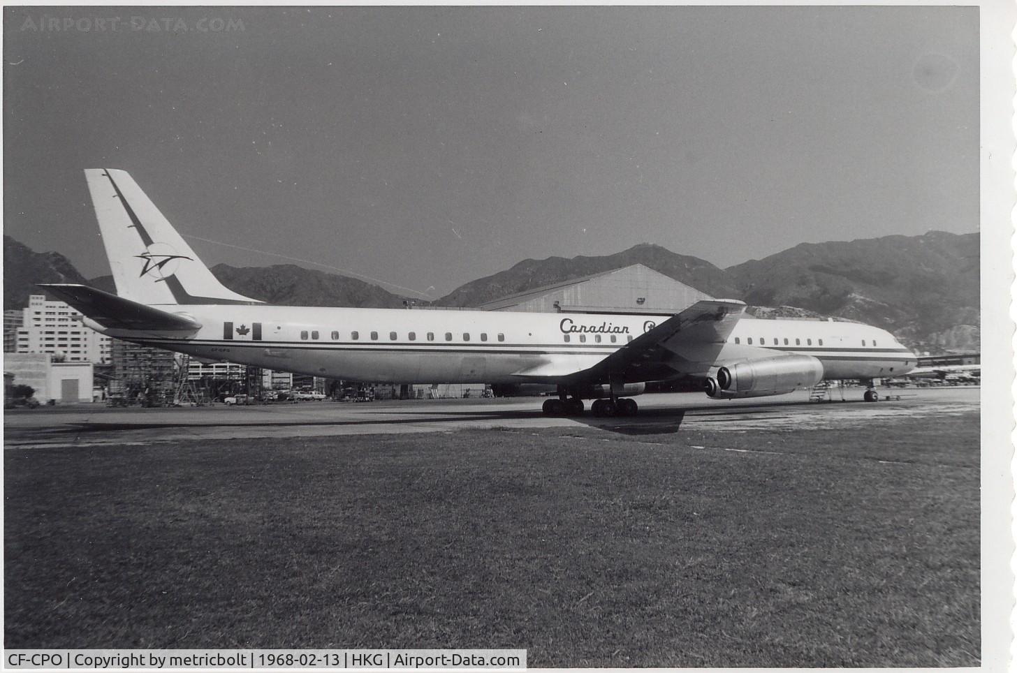 CF-CPO, 1967 Douglas DC-8-63 C/N 45926, 