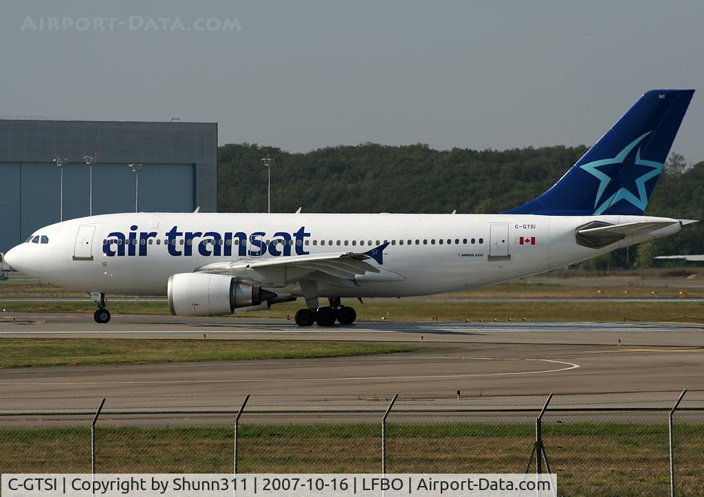C-GTSI, 1991 Airbus A310-308 C/N 595, Line up rwy 14L for departure