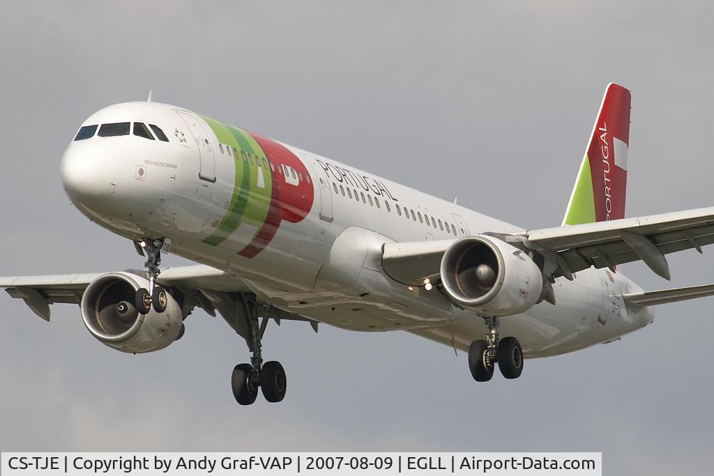 CS-TJE, 2000 Airbus A321-211 C/N 1307, TAP A321