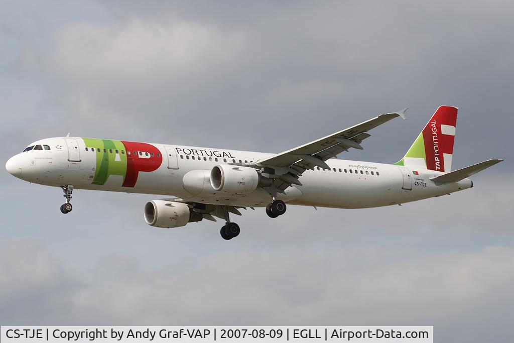 CS-TJE, 2000 Airbus A321-211 C/N 1307, TAP A321