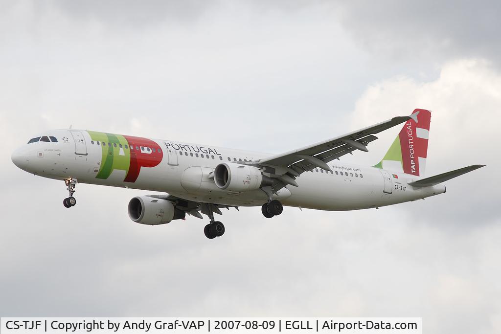 CS-TJF, 2000 Airbus A321-211 C/N 1399, TAP A321