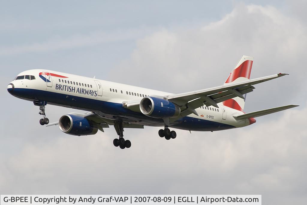 G-BPEE, 1991 Boeing 757-236 C/N 25060, British Airways 757-200