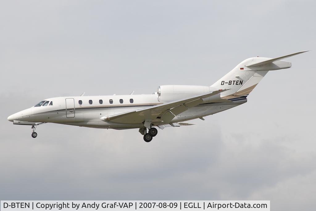 D-BTEN, 1999 Cessna 750 Citation X Citation X C/N 750-0085, Citation C560