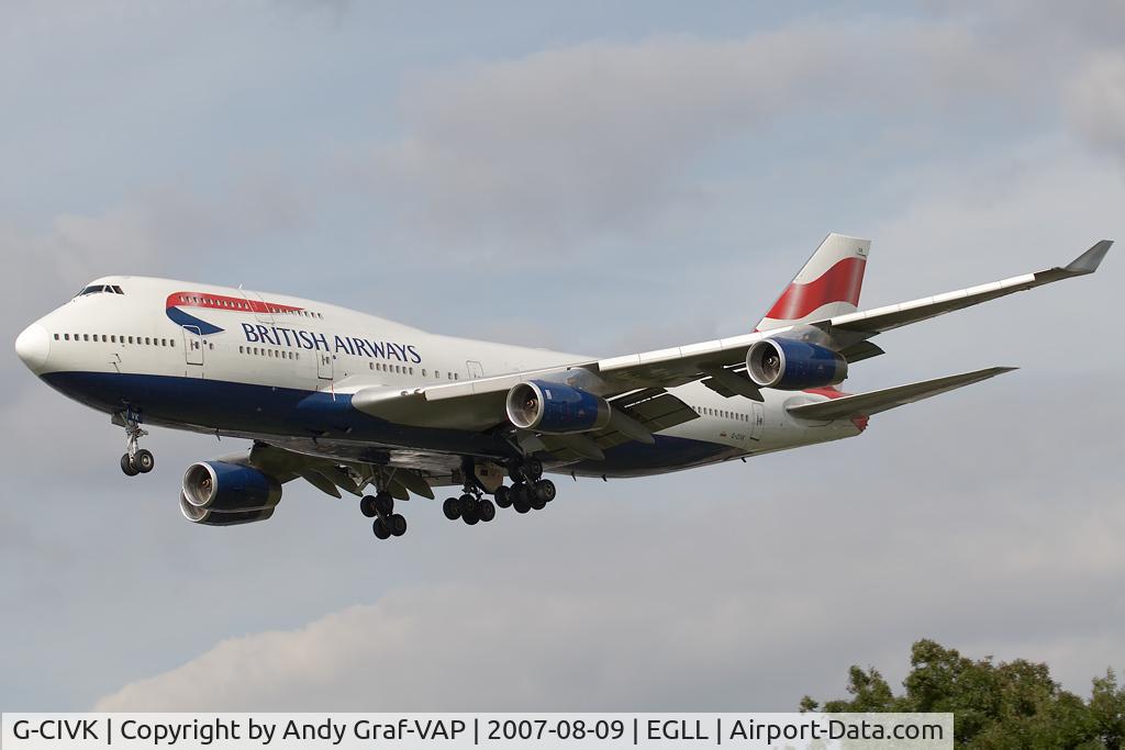 G-CIVK, 1997 Boeing 747-436 C/N 25818, British Airways 747-400