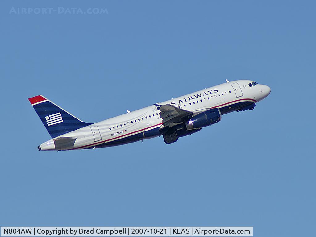 N804AW, 1999 Airbus A319-132 C/N 1043, US Airways / 1999 Airbus Industrie A319-132