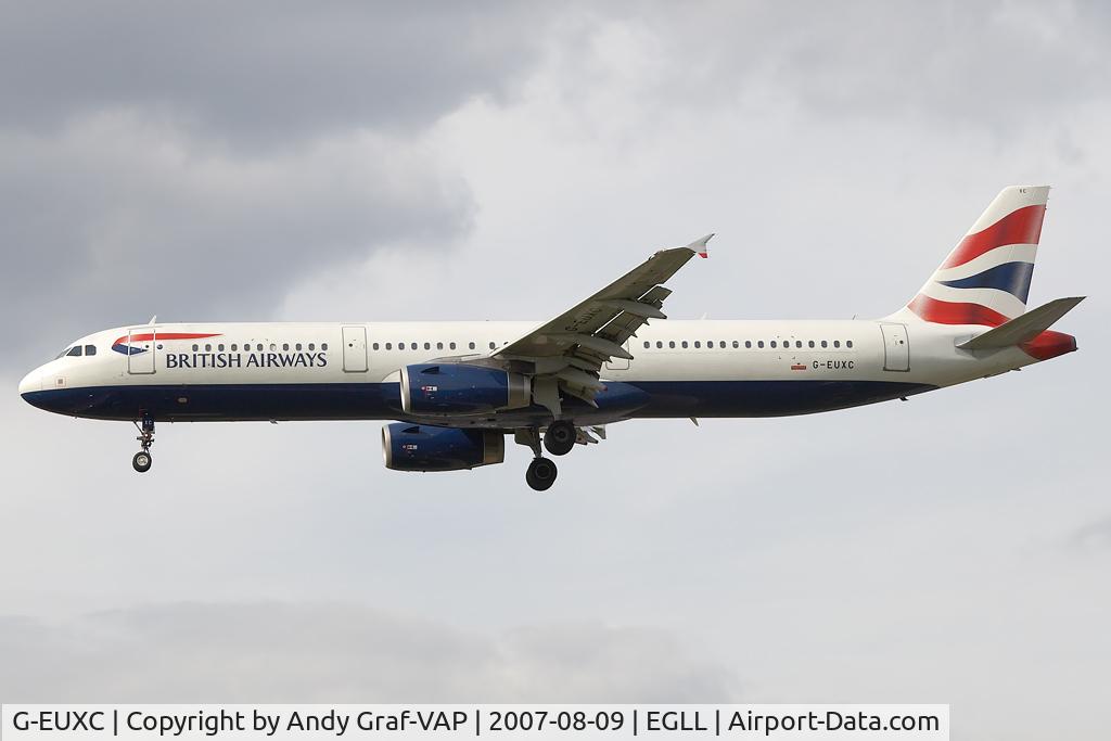 G-EUXC, 2004 Airbus A321-231 C/N 2305, British Airways A321