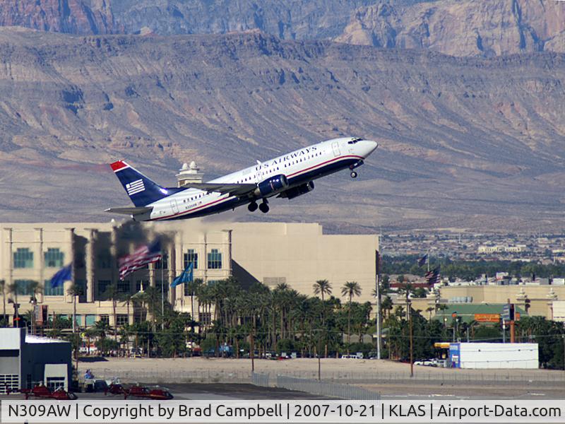 N309AW, 1990 Boeing 737-3G7 C/N 24711, US Airways / 1990 Boeing 737-3G7
