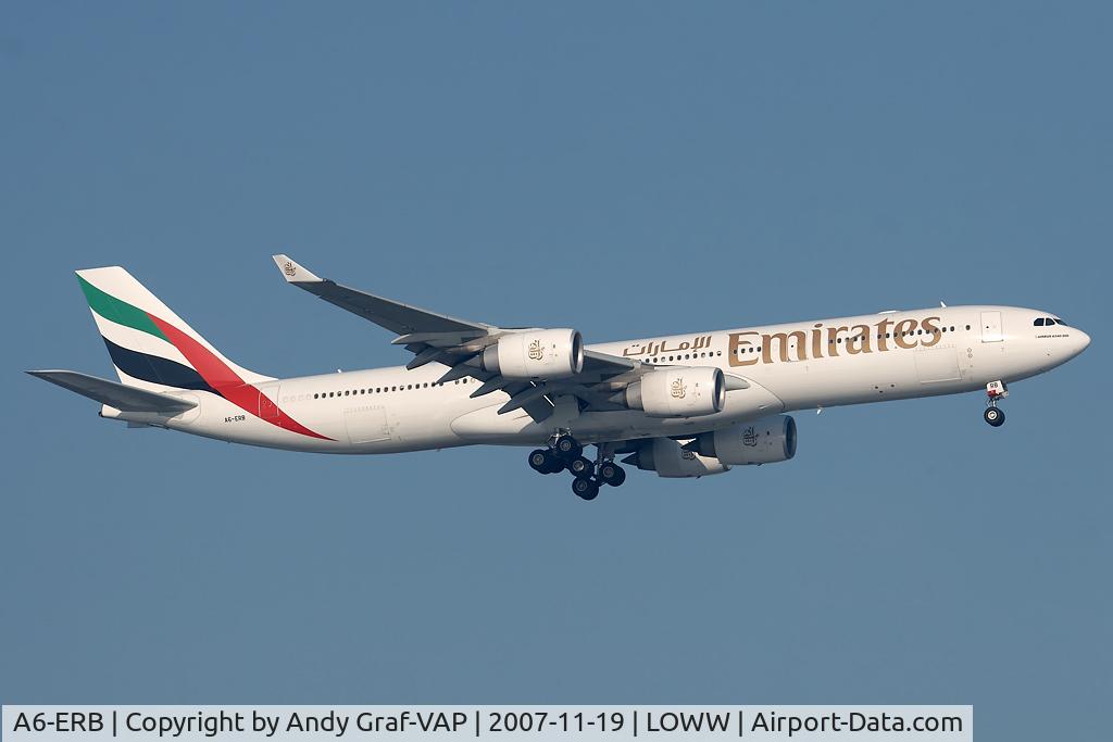 A6-ERB, 2003 Airbus A340-541 C/N 471, Emirates A340-500
