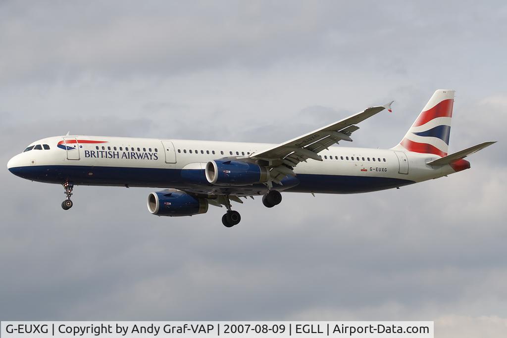 G-EUXG, 2004 Airbus A321-231 C/N 2351, British Airways A321