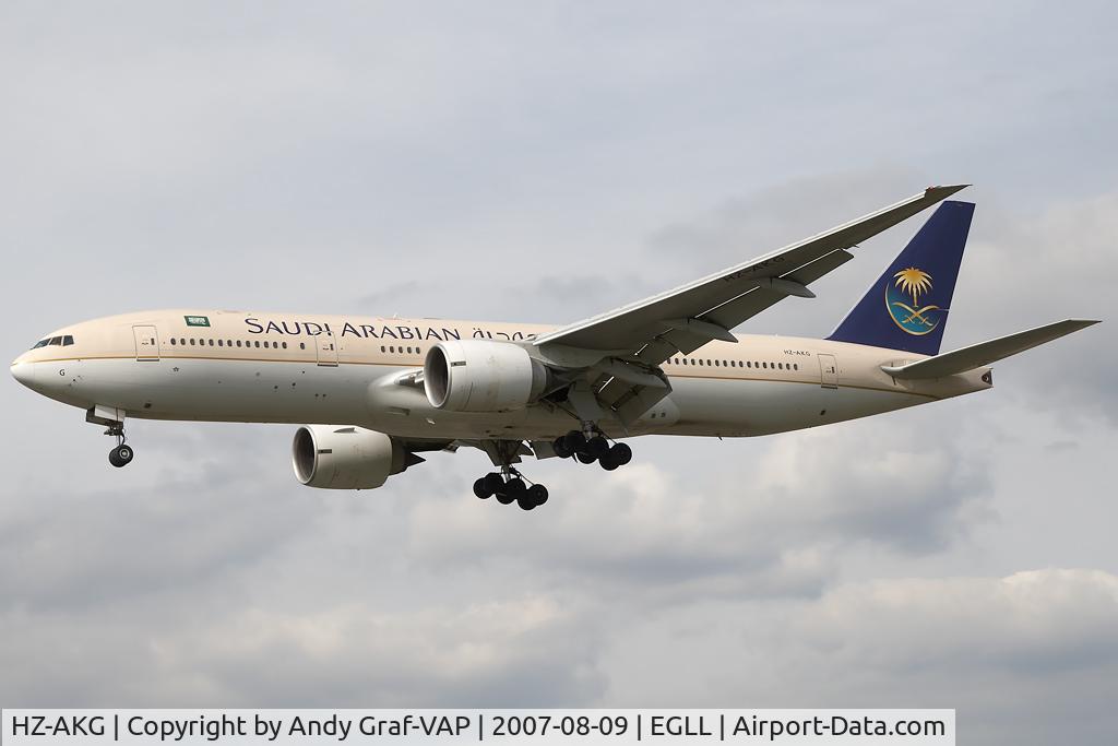 HZ-AKG, 1998 Boeing 777-268/ER C/N 28350, Saudi Arabian 777-200