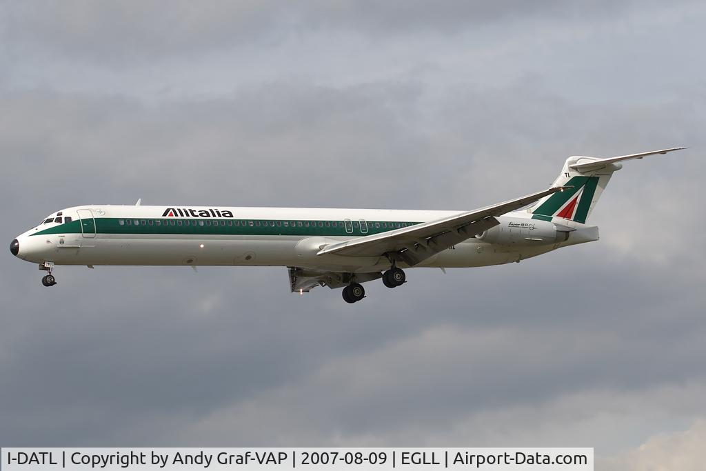 I-DATL, 1995 McDonnell Douglas MD-82 (DC-9-82) C/N 53229/2105, Alitalia MD80