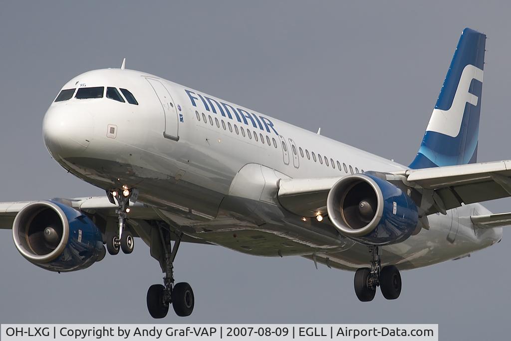 OH-LXG, 2002 Airbus A320-214 C/N 1735, Finnair A320