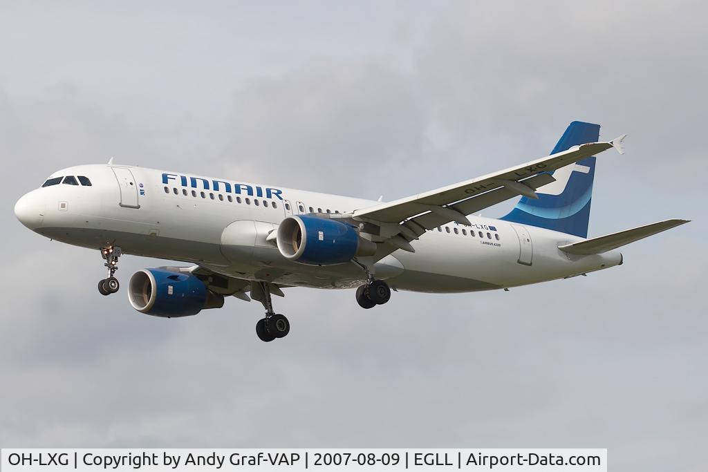 OH-LXG, 2002 Airbus A320-214 C/N 1735, Finnair A320