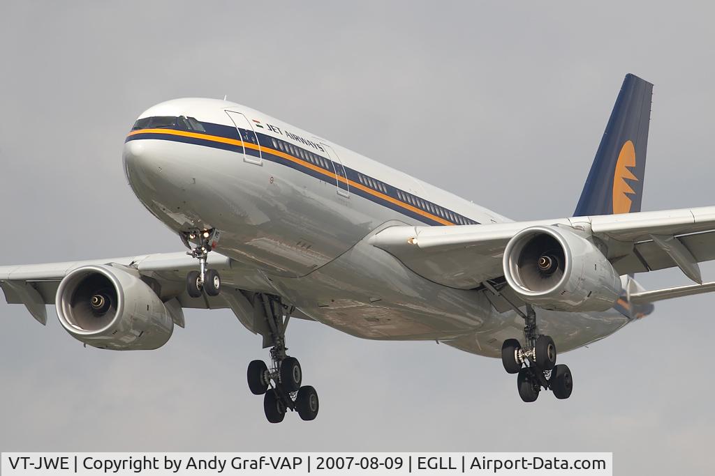VT-JWE, 2006 Airbus A330-243 C/N 807, Jet Airways A330-200