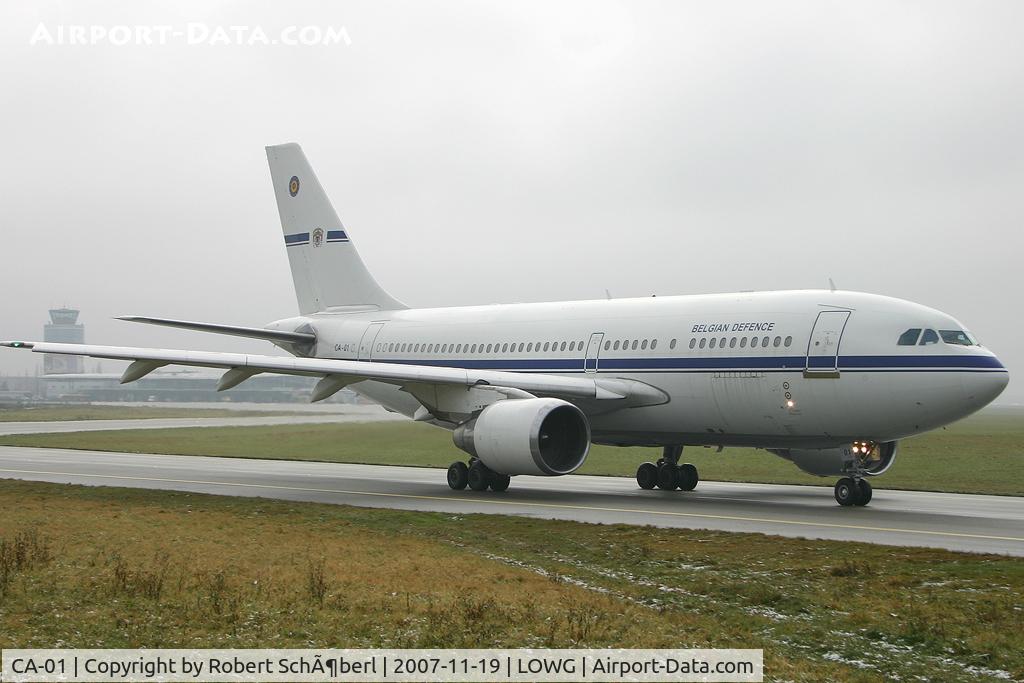 CA-01, 1985 Airbus A310-222 C/N 372, First time in GRZ/LOWG