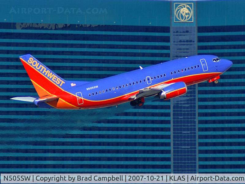 N505SW, 1990 Boeing 737-5H4 C/N 24182, Southwest Airlines / 1990 Boeing 737-5H4