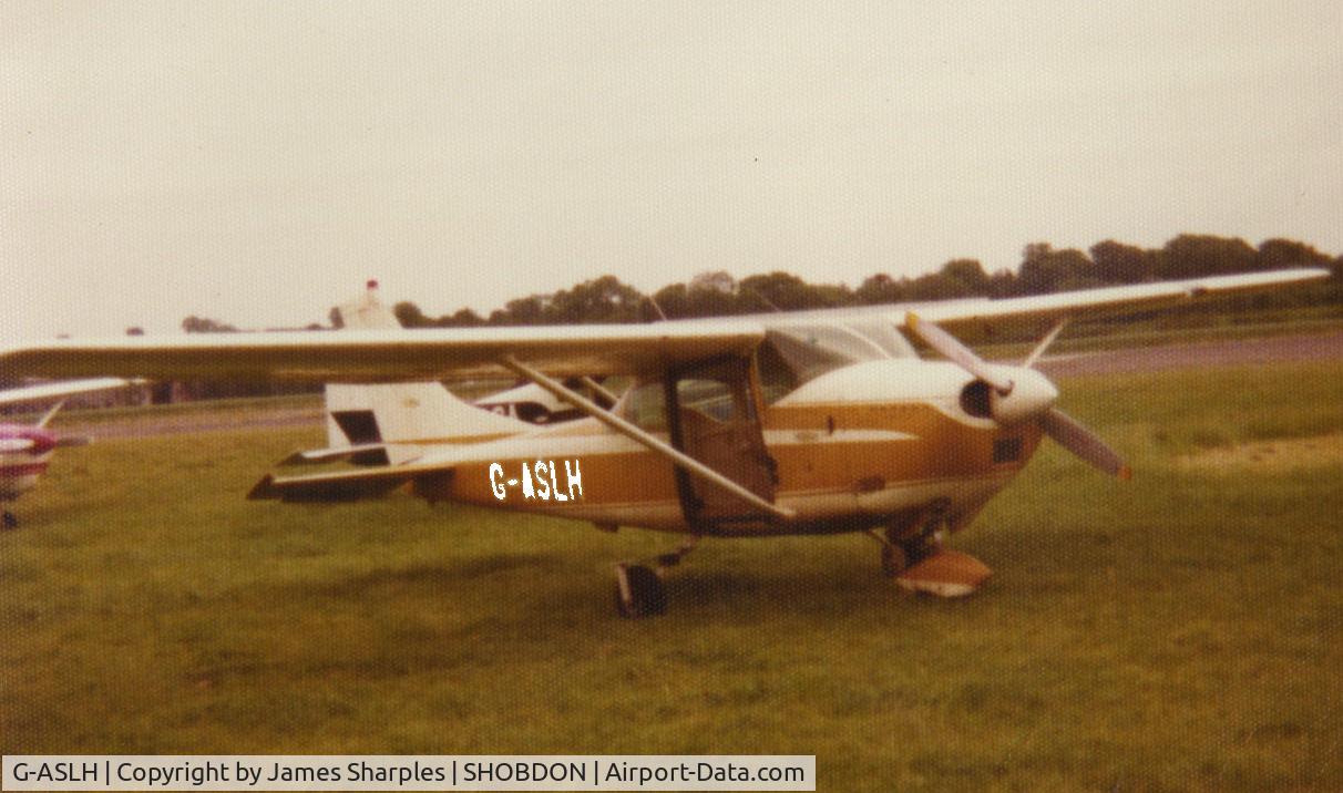 G-ASLH, 1963 Cessna 182F Skylane C/N 182-54905, Used for skydiving around 1975 Shobdon
