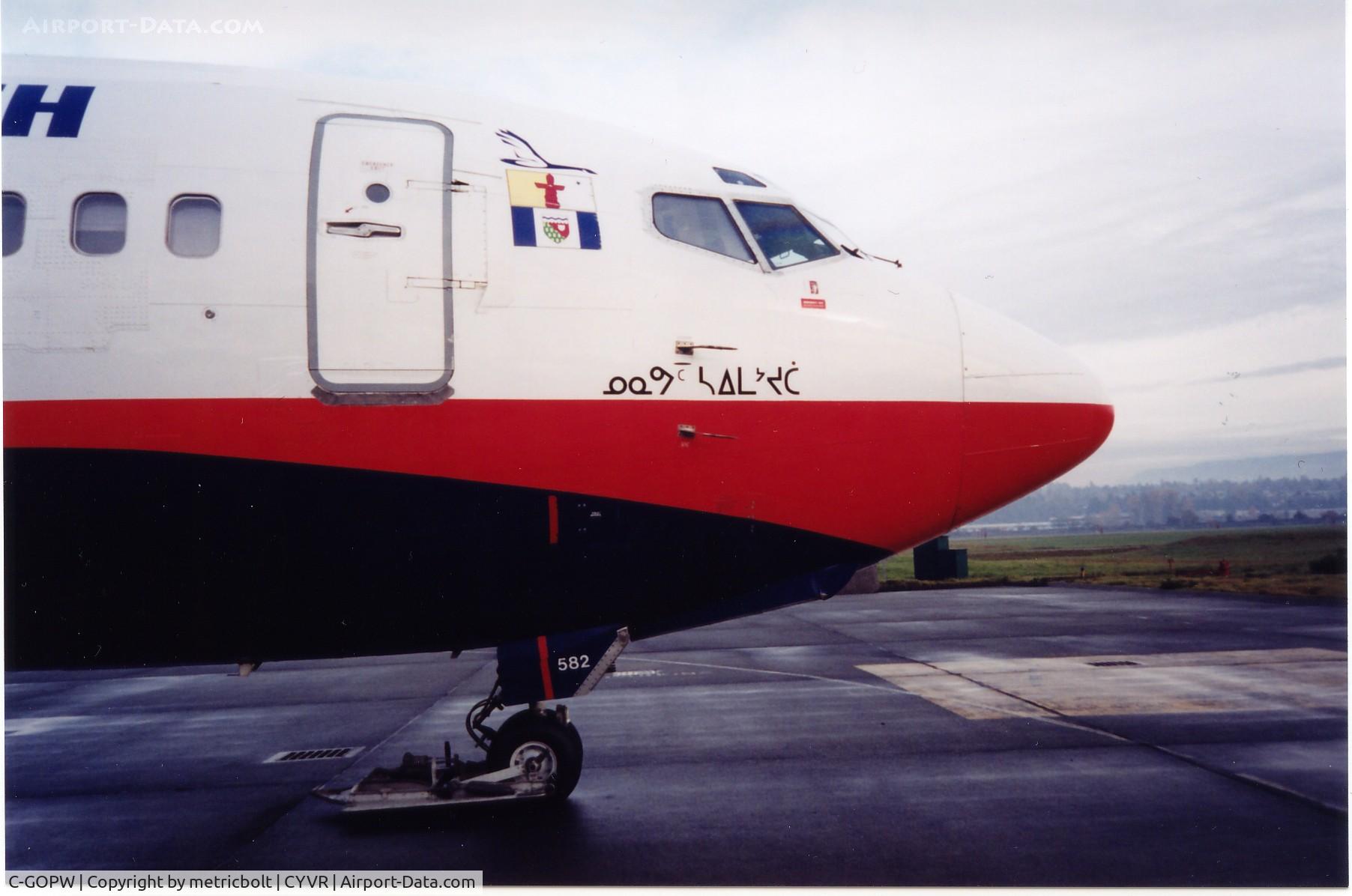 C-GOPW, 1980 Boeing 737-275C C/N 22160, taken in Nov.2004